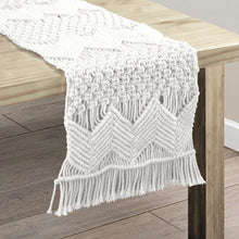 Load image into Gallery viewer, Boho Macrame Indoor/Outdoor Table Runner
