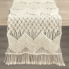 Load image into Gallery viewer, Boho Macrame Indoor/Outdoor Table Runner
