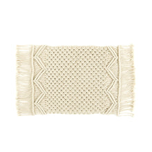 Cargar imagen en el visor de la galería, Boho Macrame Indoor/Outdoor Placemat 2-Pack Set
