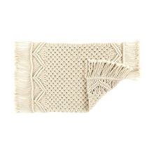 Cargar imagen en el visor de la galería, Boho Macrame Indoor/Outdoor Placemat 2-Pack Set
