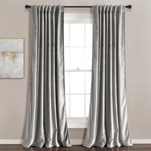 Carregar imagem no visualizador da galeria, Prima Velvet Solid Back Tab Rod Pocket Light Filtering Window Curtain Panel Set
