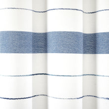 Load image into Gallery viewer, Chic Stripe Yarn Dyed Eco-Friendly Recycled Cotton Blend Shower Curtain
