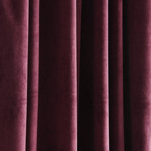 Carregar imagem no visualizador da galeria, Prima Velvet Solid Grommet Light Filtering Window Curtain Panel Set
