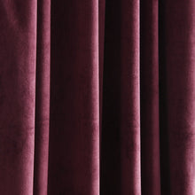 Load image into Gallery viewer, Prima Velvet Solid Back Tab Rod Pocket Light Filtering Window Curtain Panel Set
