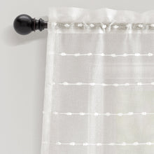 Load image into Gallery viewer, Farmhouse Textured Sheer Valance
