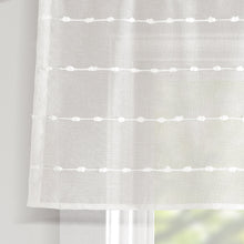 Load image into Gallery viewer, Farmhouse Textured Sheer Valance
