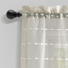 Load image into Gallery viewer, Farmhouse Textured Sheer Valance
