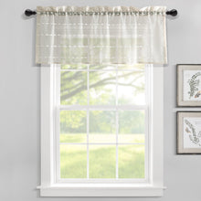 Load image into Gallery viewer, Farmhouse Textured Sheer Valance
