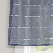 Load image into Gallery viewer, Farmhouse Textured Sheer Valance
