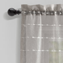 Load image into Gallery viewer, Farmhouse Textured Sheer Valance
