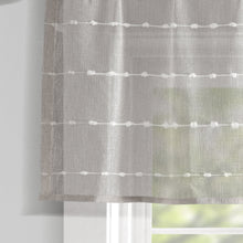 Load image into Gallery viewer, Farmhouse Textured Sheer Valance
