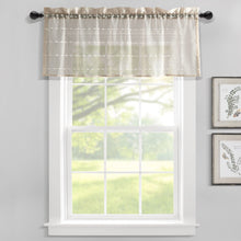 Load image into Gallery viewer, Farmhouse Textured Sheer Valance
