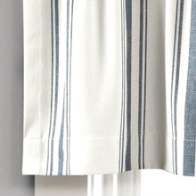 Load image into Gallery viewer, Farmhouse Stripe Yarn Dyed Recycled Cotton Blend Valance
