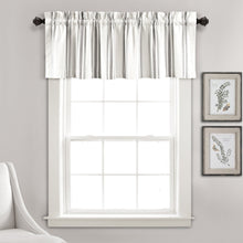 Load image into Gallery viewer, Farmhouse Stripe Yarn Dyed Recycled Cotton Blend Valance
