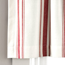 Load image into Gallery viewer, Farmhouse Stripe Yarn Dyed Recycled Cotton Blend Valance
