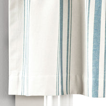 Load image into Gallery viewer, Farmhouse Stripe Yarn Dyed Recycled Cotton Blend Valance
