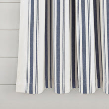 Load image into Gallery viewer, Farmhouse Stripe Yarn Dyed Recycled Cotton Blend Window Curtain Panel Set
