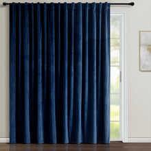 Load image into Gallery viewer, Prima Velvet Solid Ultra Wide Light Filtering Window Curtain Panel
