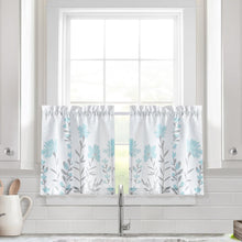 Load image into Gallery viewer, Aprile Faux Linen Kitchen Window Tiers Set
