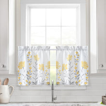 Load image into Gallery viewer, Aprile Faux Linen Kitchen Window Tiers Set
