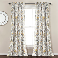 Load image into Gallery viewer, Cynthia Jacobean Light Filtering Window Curtain Set
