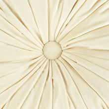 Cargar imagen en el visor de la galería, Round Pleated Soft Velvet Throw Pillow
