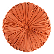 Carregar imagem no visualizador da galeria, Round Pleated Soft Velvet Throw Pillow
