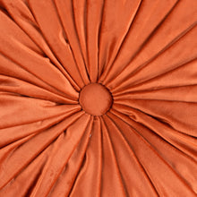 Cargar imagen en el visor de la galería, Round Pleated Soft Velvet Throw Pillow
