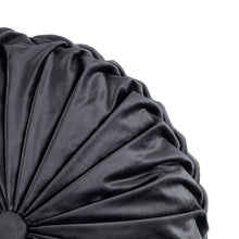 Cargar imagen en el visor de la galería, Round Pleated Soft Velvet Throw Pillow
