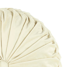 Cargar imagen en el visor de la galería, Round Pleated Soft Velvet Throw Pillow
