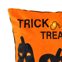 Load image into Gallery viewer, Trick Or Treat Pumpkin LED Decorative Pillow
