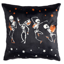 Load image into Gallery viewer, Rocking Skeleton Decorative Pillow
