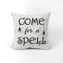 Load image into Gallery viewer, Come For A Spell Decorative Pillow
