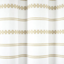 Load image into Gallery viewer, Breezy Chic Tassel Jacquard Recycled Cotton Shower Curtain
