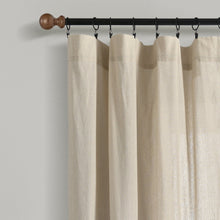 Carregar imagem no visualizador da galeria, Linen Button Botanical Garden Window Curtain Panel
