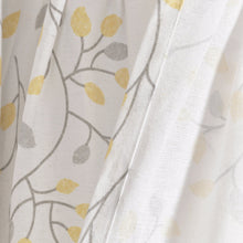 Cargar imagen en el visor de la galería, Linen Button Botanical Garden Window Curtain Panel
