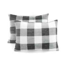 Cargar imagen en el visor de la galería, Plaid Ultra Soft Faux Fur All Season Comforter Set
