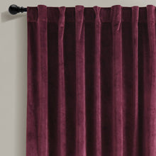 Load image into Gallery viewer, Prima Velvet Solid Ultra Wide Light Filtering Window Curtain Panel
