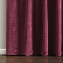 Load image into Gallery viewer, Prima Velvet Solid Ultra Wide Light Filtering Window Curtain Panel
