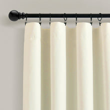 Load image into Gallery viewer, Allison Ruffle 100% Blackout Window Curtain Panel
