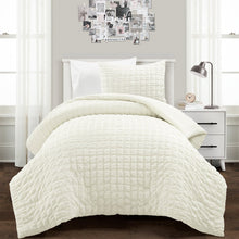 Cargar imagen en el visor de la galería, Crinkle Textured Dobby Comforter Set
