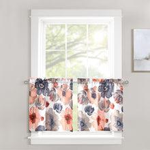 Load image into Gallery viewer, Leah Light Filtering Kitchen Window Tiers Set
