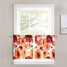 Load image into Gallery viewer, Leah Light Filtering Kitchen Window Tiers Set
