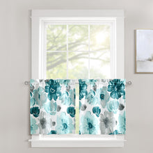 Load image into Gallery viewer, Leah Light Filtering Kitchen Window Tiers Set
