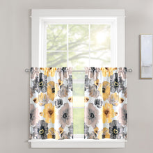 Load image into Gallery viewer, Leah Light Filtering Kitchen Window Tiers Set
