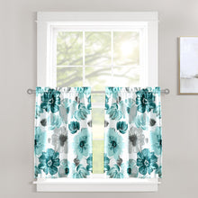 Load image into Gallery viewer, Leah Light Filtering Kitchen Window Tiers Set
