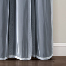 Cargar imagen en el visor de la galería, Grommet Sheer With Insulated Blackout Lining Curtain Panel Set
