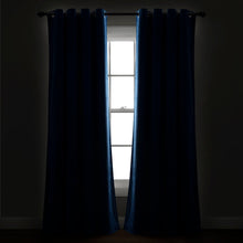 Load image into Gallery viewer, Prima Velvet Solid 100% Blackout Window Curtain Panel
