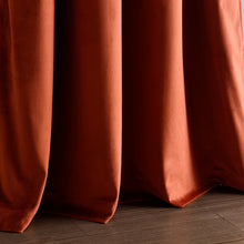 Load image into Gallery viewer, Prima Velvet Solid 100% Blackout Window Curtain Panel
