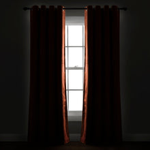 Load image into Gallery viewer, Prima Velvet Solid 100% Blackout Window Curtain Panel
